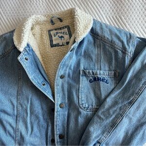 Vintage Camel Jean Sherpa Jacket